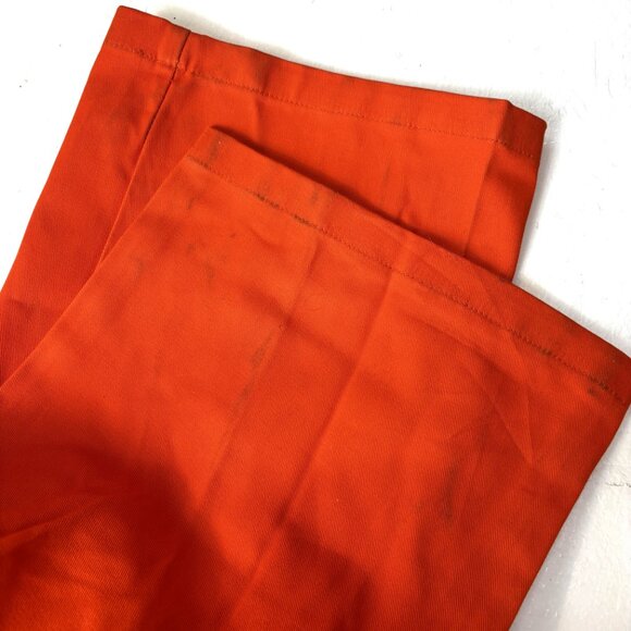 Orange Coveralls Official Garment Corporation of America 100% Cotton  46 RG - Picture 13 of 14